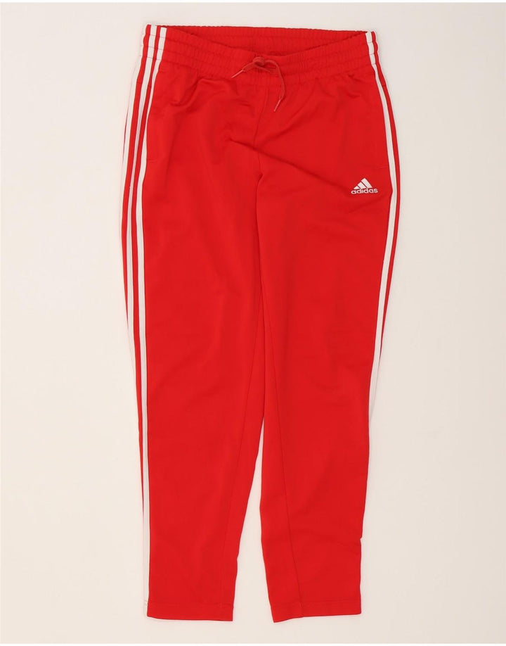 Adidas Træningsdragtsbukser til kvinder UK 12/14 Medium Rød Polyester