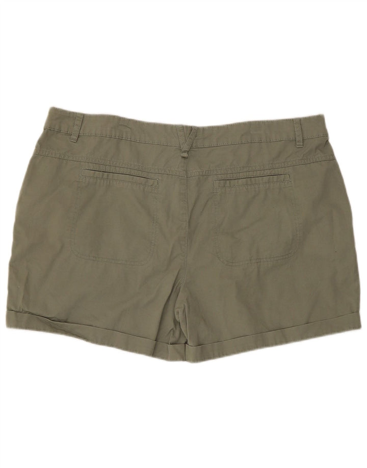 Mountain Warehouse Dame Cargo Shorts W38 XL Khaki Bomuld