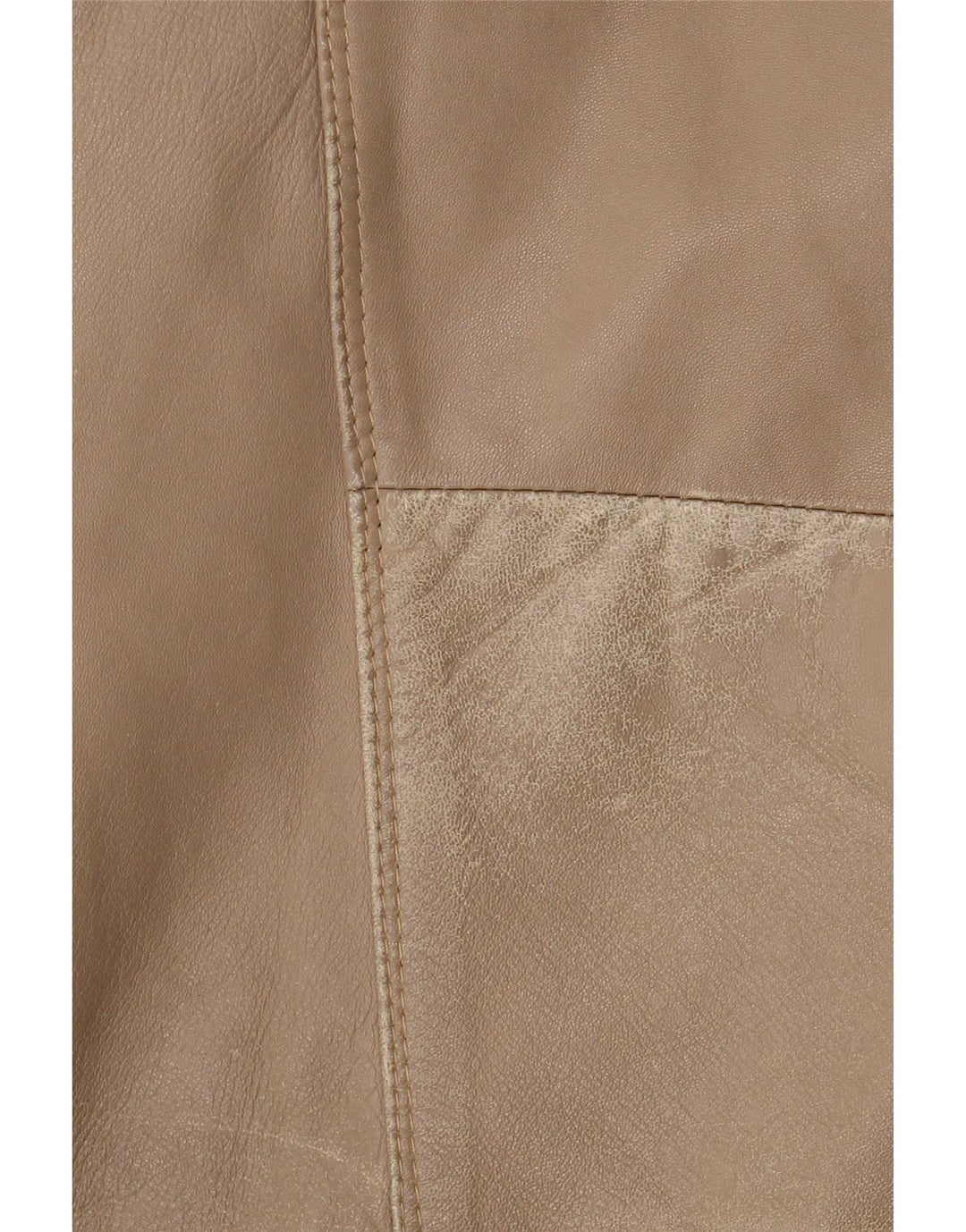 Vintage herre læderjakke UK 42 XL Beige
