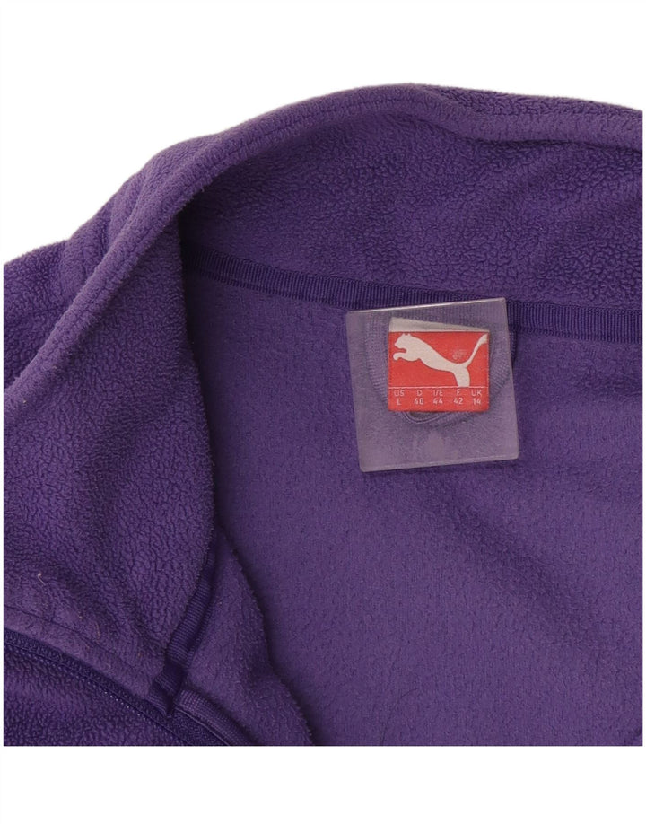 Puma Fleecejakke til kvinder UK 14 Stor Lilla