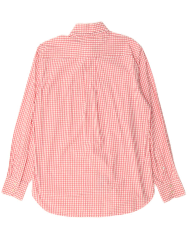 TOMMY HILFIGER Herreskjorte Medium Pink Gingham Bomuld