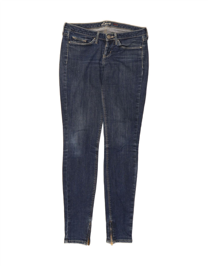 LEVI'S Womens Skinny Jeans W27 L32 Navy Blue Cotton Vintage Levi's and Second-Hand Levi's from Messina Hembry 