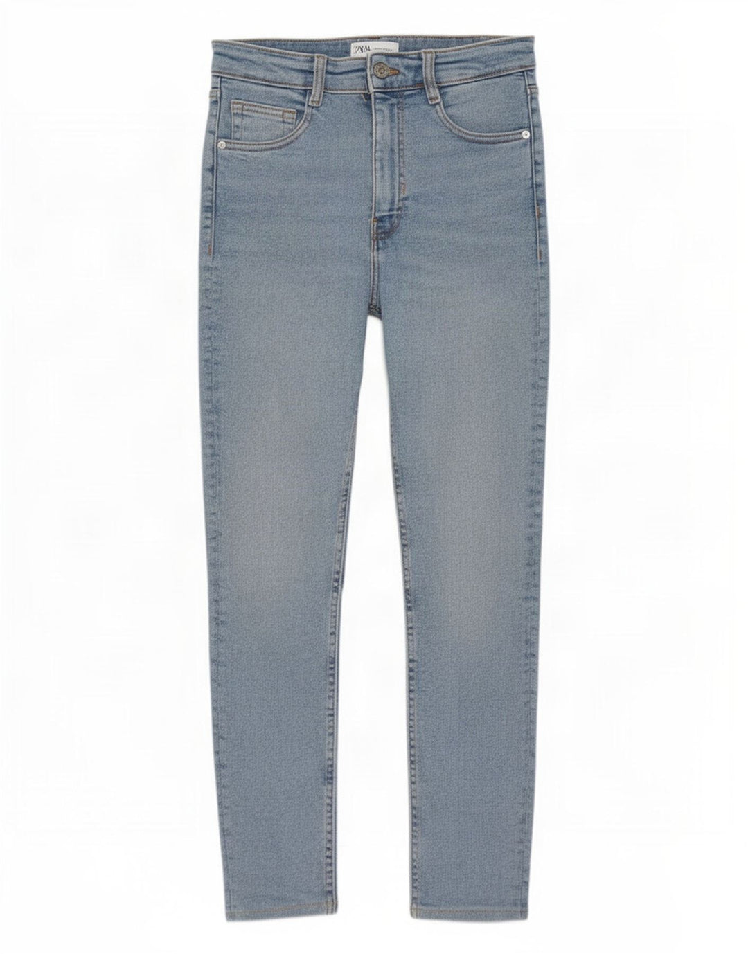 Zara Dame Slim Jeans EU 38 Small W28 L26 Blå