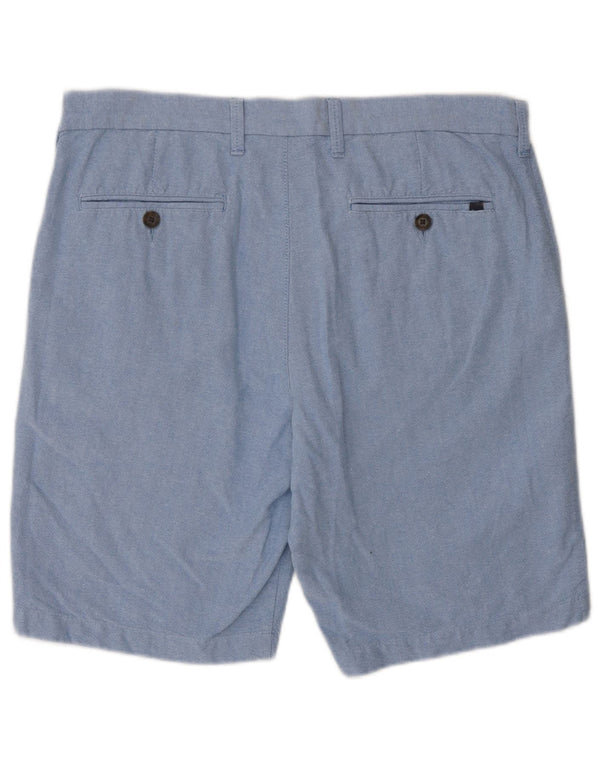 Marks & Spencer Herre Chino Shorts W34 Large Blue Cotton