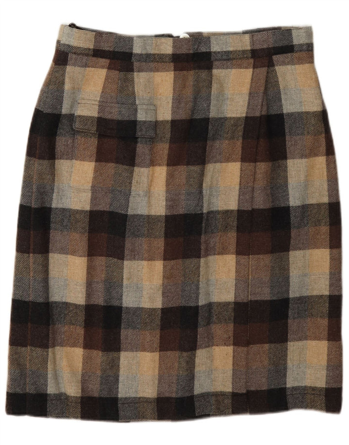Bardehle Womens Pencil Skirt UK 12 Medium W30 brun ternet uld