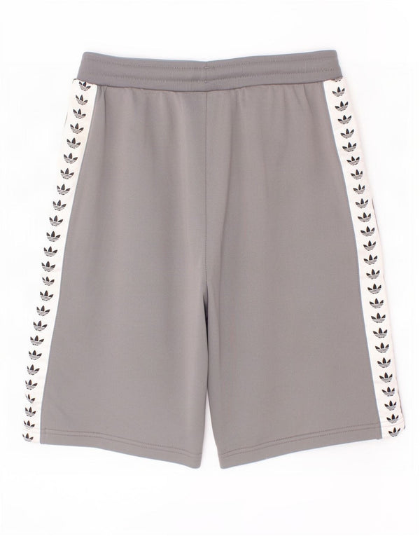 Adidas drenge grafiske sportsshorts 13-14 år Grå Colourblock Polyester