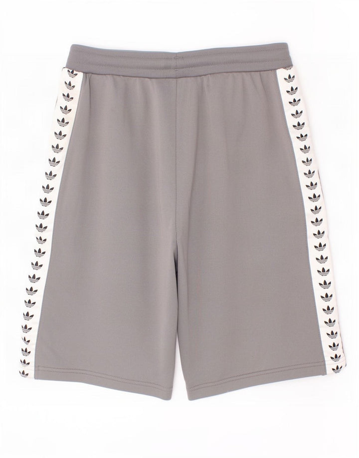 Adidas drenge grafiske sportsshorts 13-14 år Grå Colourblock Polyester