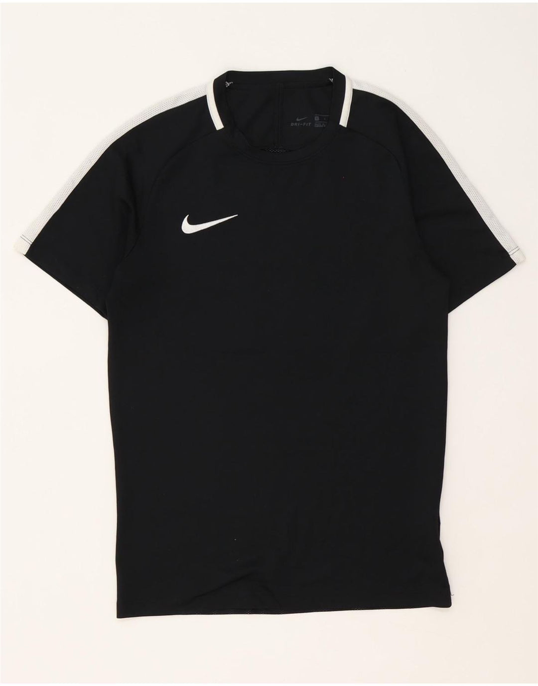 Nike Dri Fit poloshirt til mænd, lille sort Colourblock Polyester