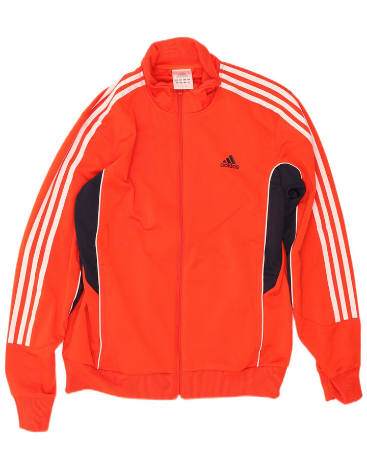 ADIDAS Træningsdragt til mænd, topjakke UK 40/42 Medium Orange Colourblock