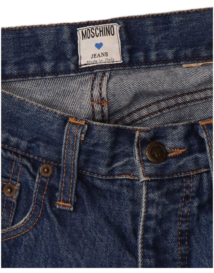 Moschino koniske jeans til kvinder W28 L30 Blå