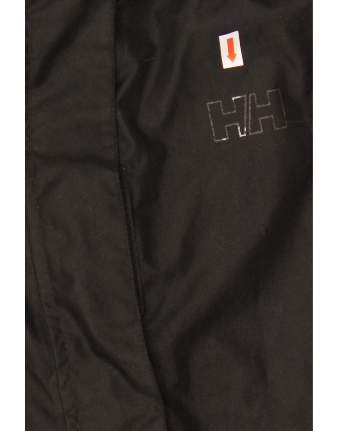 Helly Hansen Dame Oversized Hooded Windbreaker Jacket UK 10 Small Black