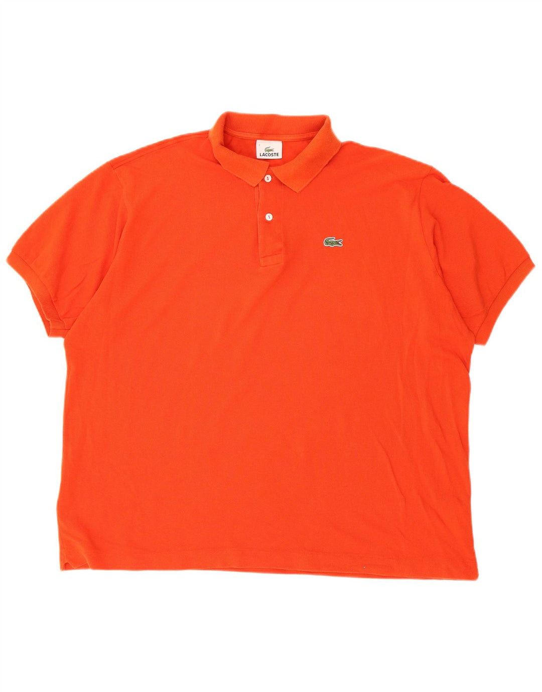 Lacoste Herre Polo Shirt Str. 7 2XL Orange Bomuld