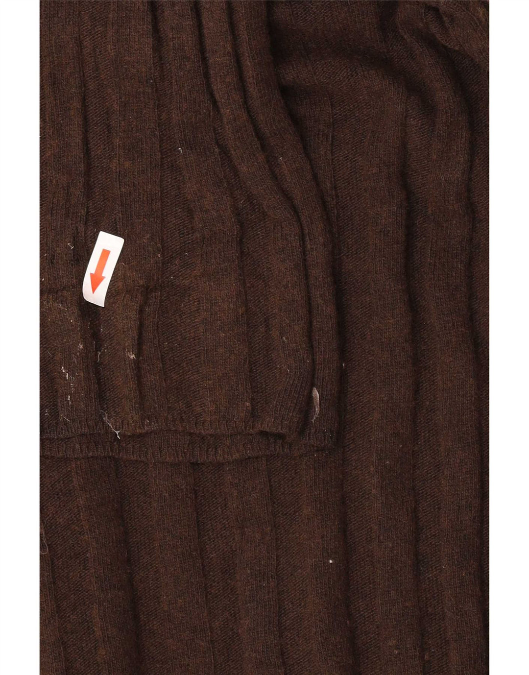 Zara Dame Oversized Crew Neck Jumper Sweater UK 14 Medium Brun Polyamid