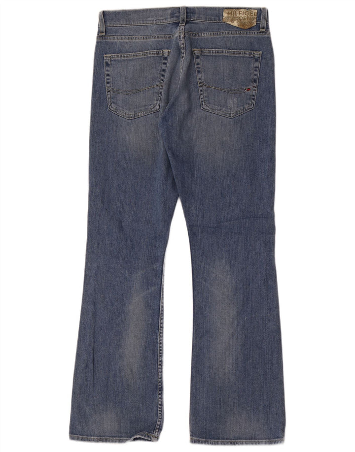 Tommy Hilfiger Dame Flared Jeans W31 L30 Blå Bomuld