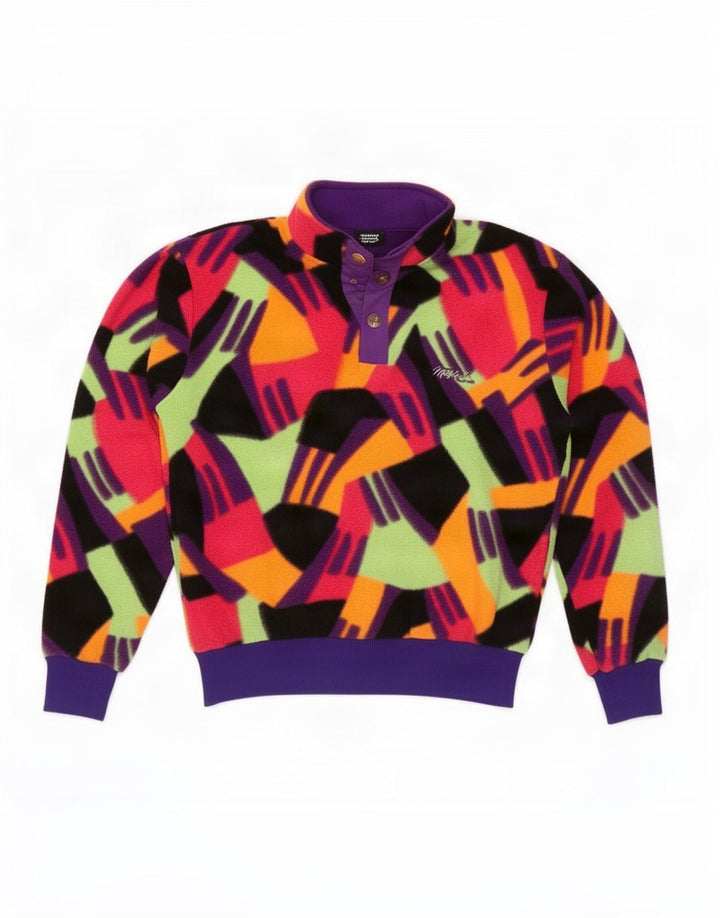 Fila Girls Abstrakt mønster Fleece Jumper 7-8 år Flerfarvet