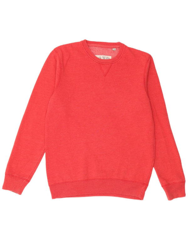JACK WILLS Herre Grafisk Sweatshirt Jumper Medium Rød Bomuld