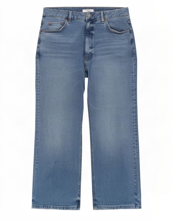 Marks & Spencer Dame Bootcut Flare Loose Jeans UK 16 Large W34 L27 Blue