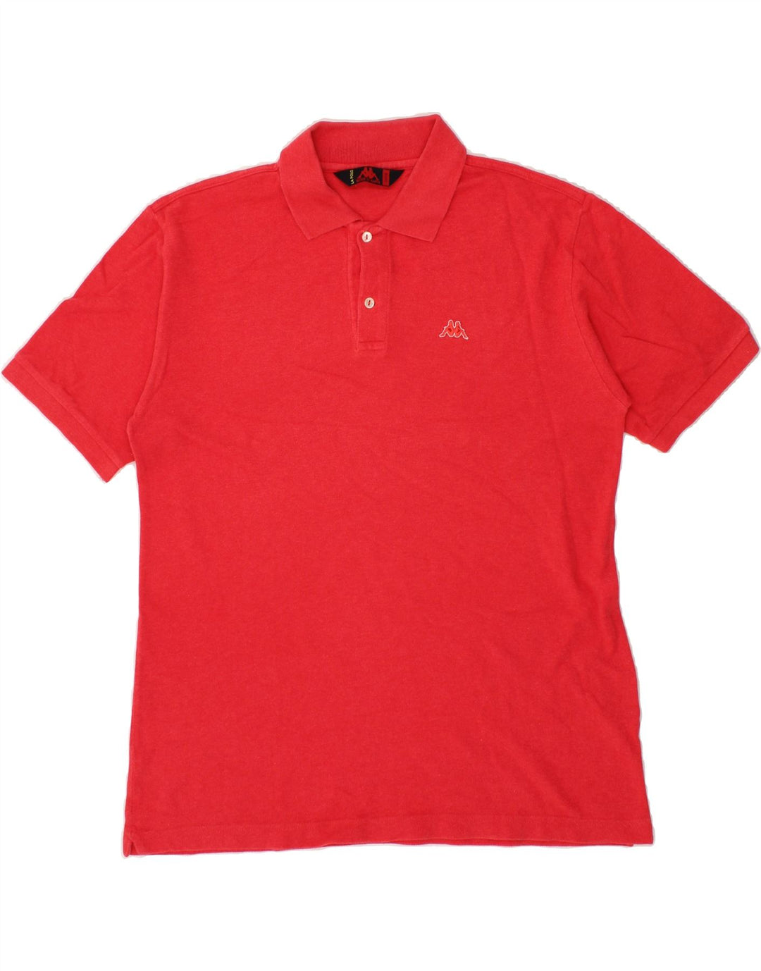 KAPPA Mens Polo Shirt Large Red Cotton Vintage Kappa and Second-Hand Kappa from Messina Hembry 