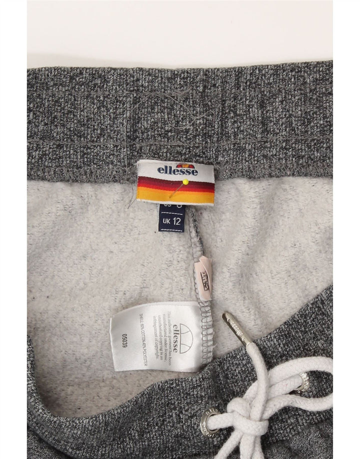 Ellesse Womens træningsdragt Bukser Joggers UK 12 Medium Grey Colourblock