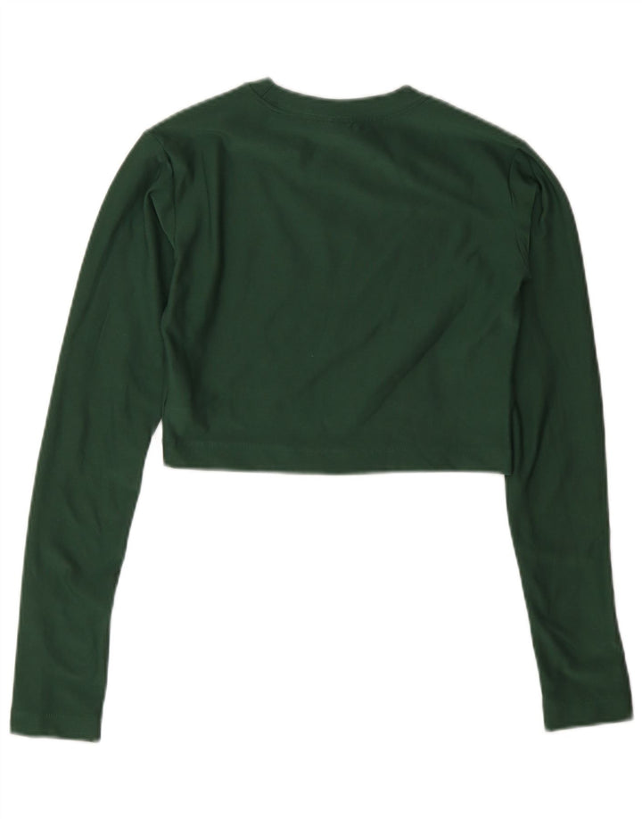 Nike Girls Crop Top Langærmet 12-13 år Stor Grøn Polyester