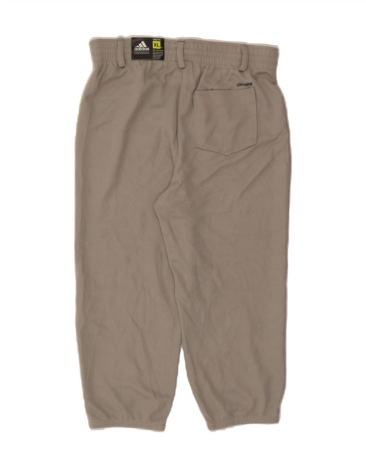 ADIDAS Boys Tracksuit Trousers Joggers 13-14 Years XL Grey Polyester Vintage Adidas and Second-Hand Adidas from Messina Hembry 