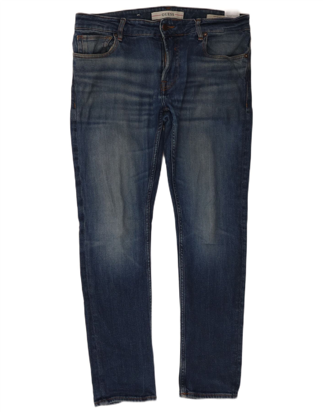 Guess Skinny Jeans til mænd W34 L30 blå bomuld