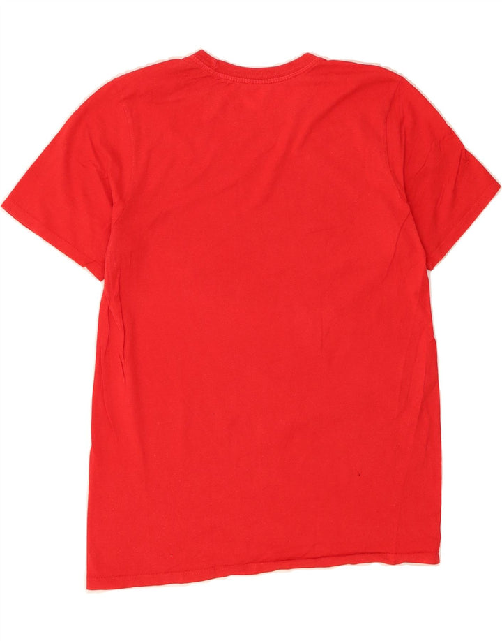NIKE Mens Athletic Cut Graphic T-Shirt Top Small Red Cotton Vintage Nike and Second-Hand Nike from Messina Hembry 