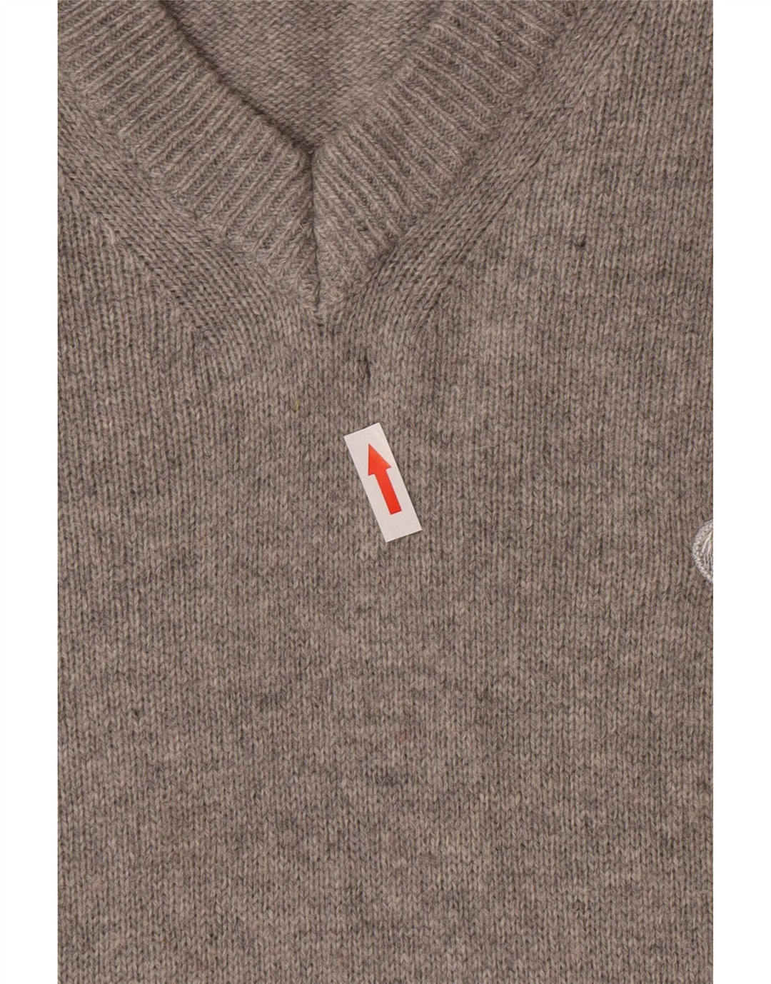 Murphy & Nye Herre V-hals sweater Stor grå uld