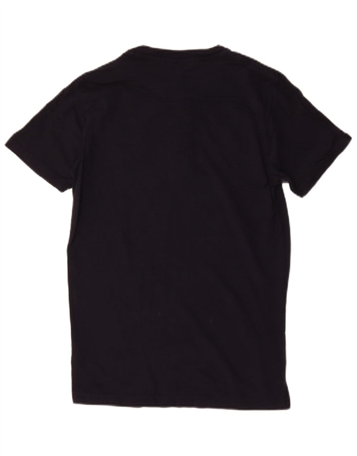 Pierre Cardin Herre T-shirt Top Lille marineblå bomuld