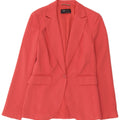 Marks & Spencer Dame 1-knaps blazerjakke UK 8 Small Pink Polyester