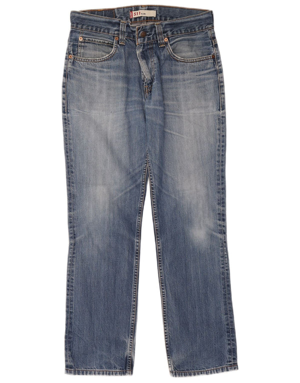 Levi's Herre 511 Slim Jeans W34 L34 Blå Bomuld