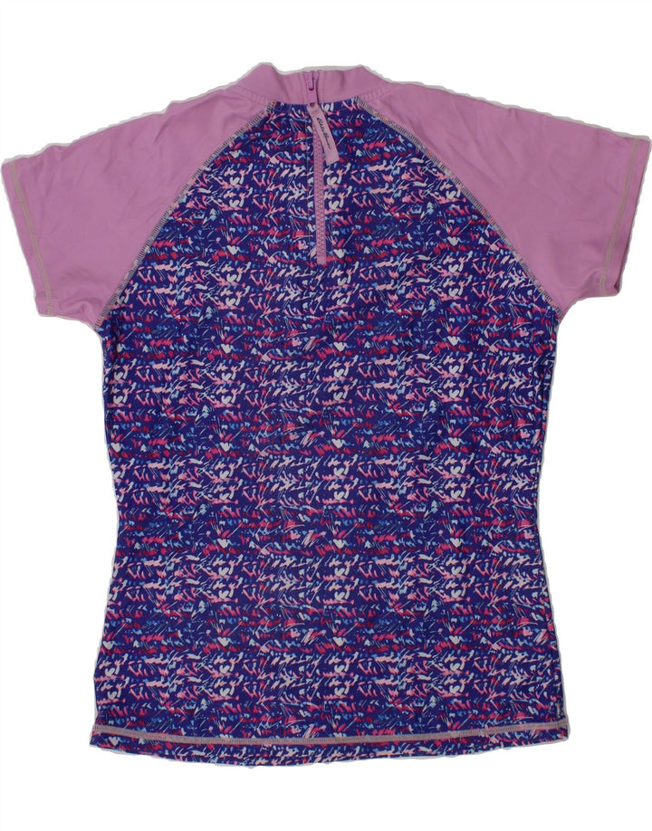 EDDIE BAUER Girls T-Shirt Top 10-11 Years Medium  Blue Beach Vintage Eddie Bauer and Second-Hand Eddie Bauer from Messina Hembry 