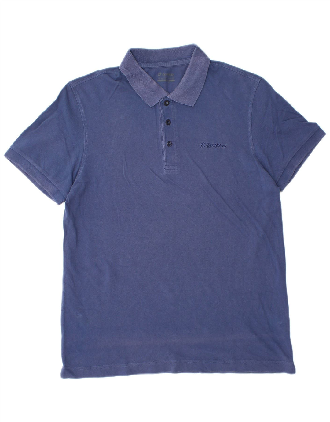 Lotto Herre Polo Shirt Stor Blå Bomuld