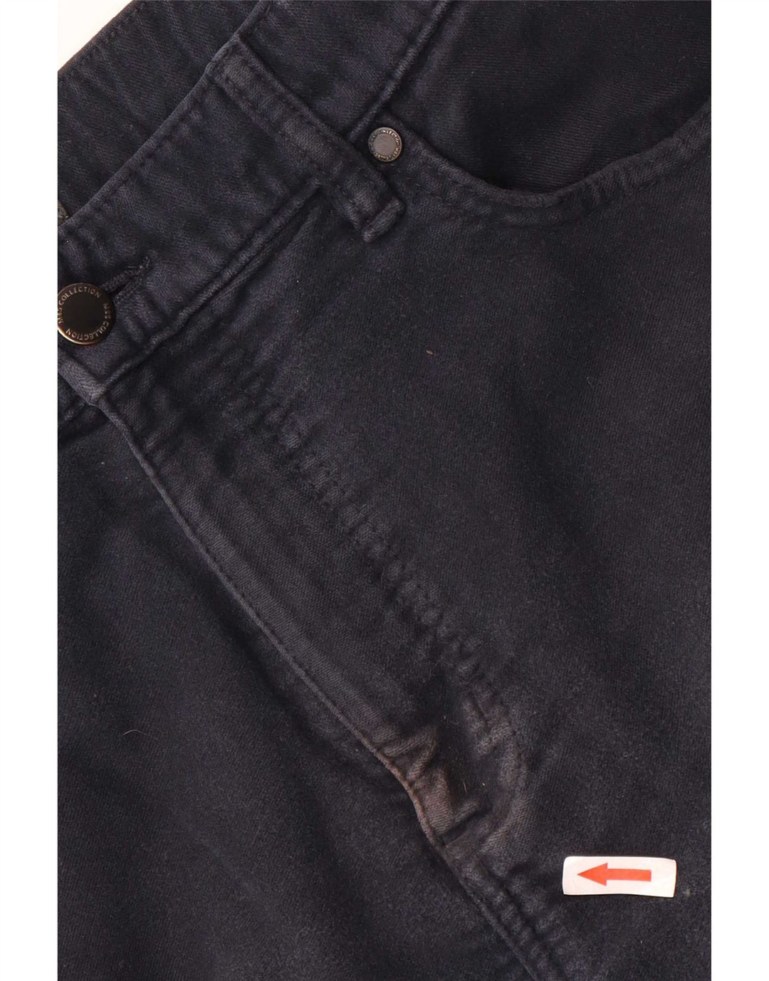 Marks & Spencer Herre Regular Casual Bukser W36 L29 Marineblå Bomuld