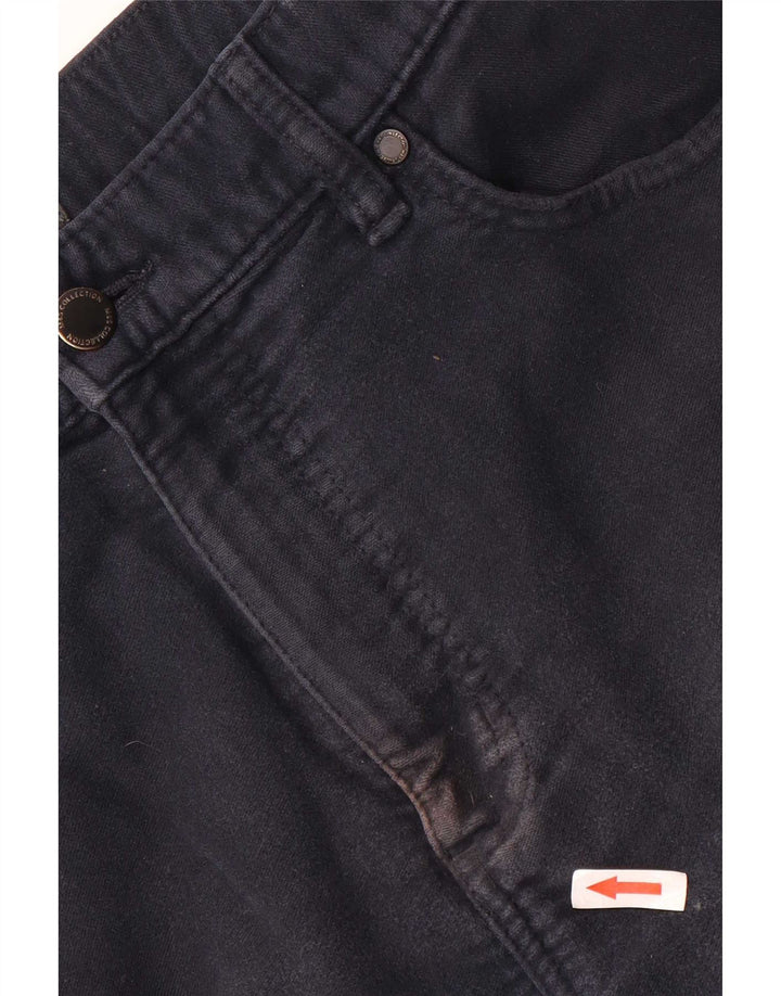 Marks & Spencer Herre Regular Casual Bukser W36 L29 Marineblå Bomuld
