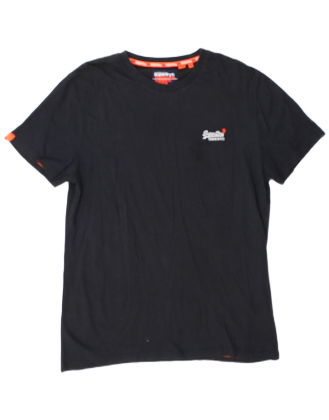Superdry T-shirt top til mænd XL sort bomuld