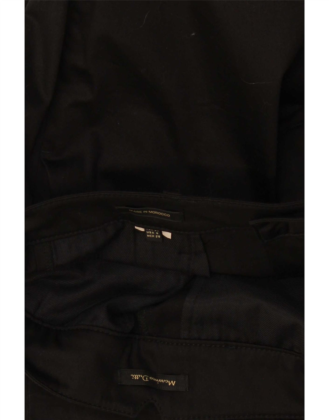 Massimo Dutti Dame Slim Chino Bukser EU 38 Small W28 L29 Sort