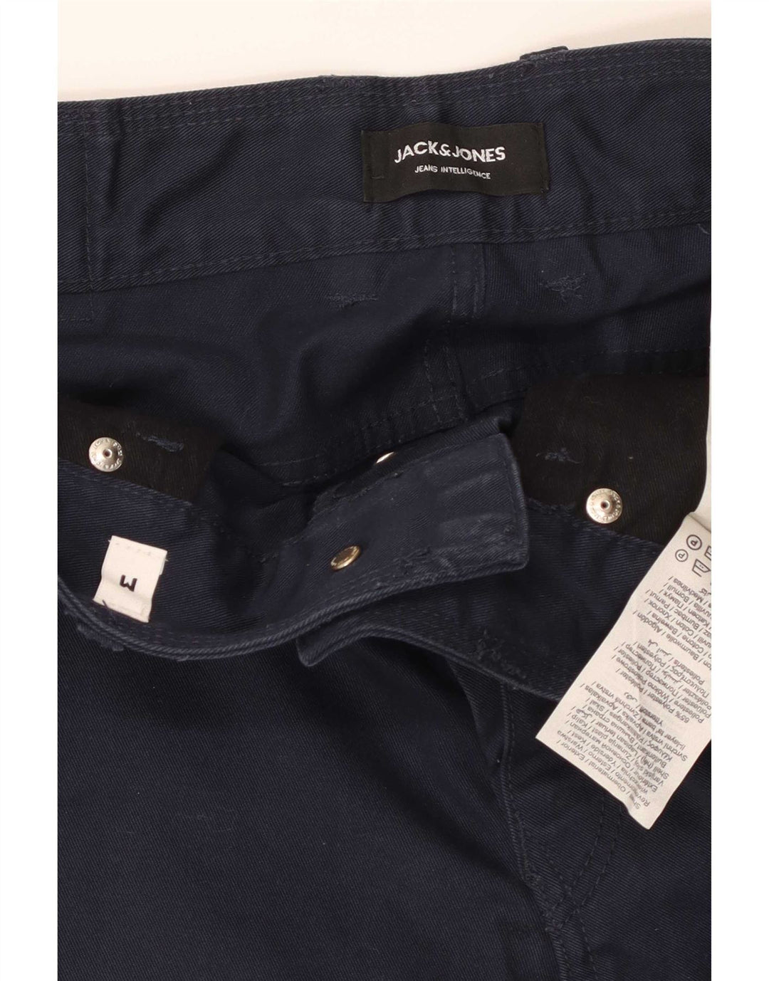 Jack & Jones Chino-shorts til mænd Medium W34 Marineblå Polyester