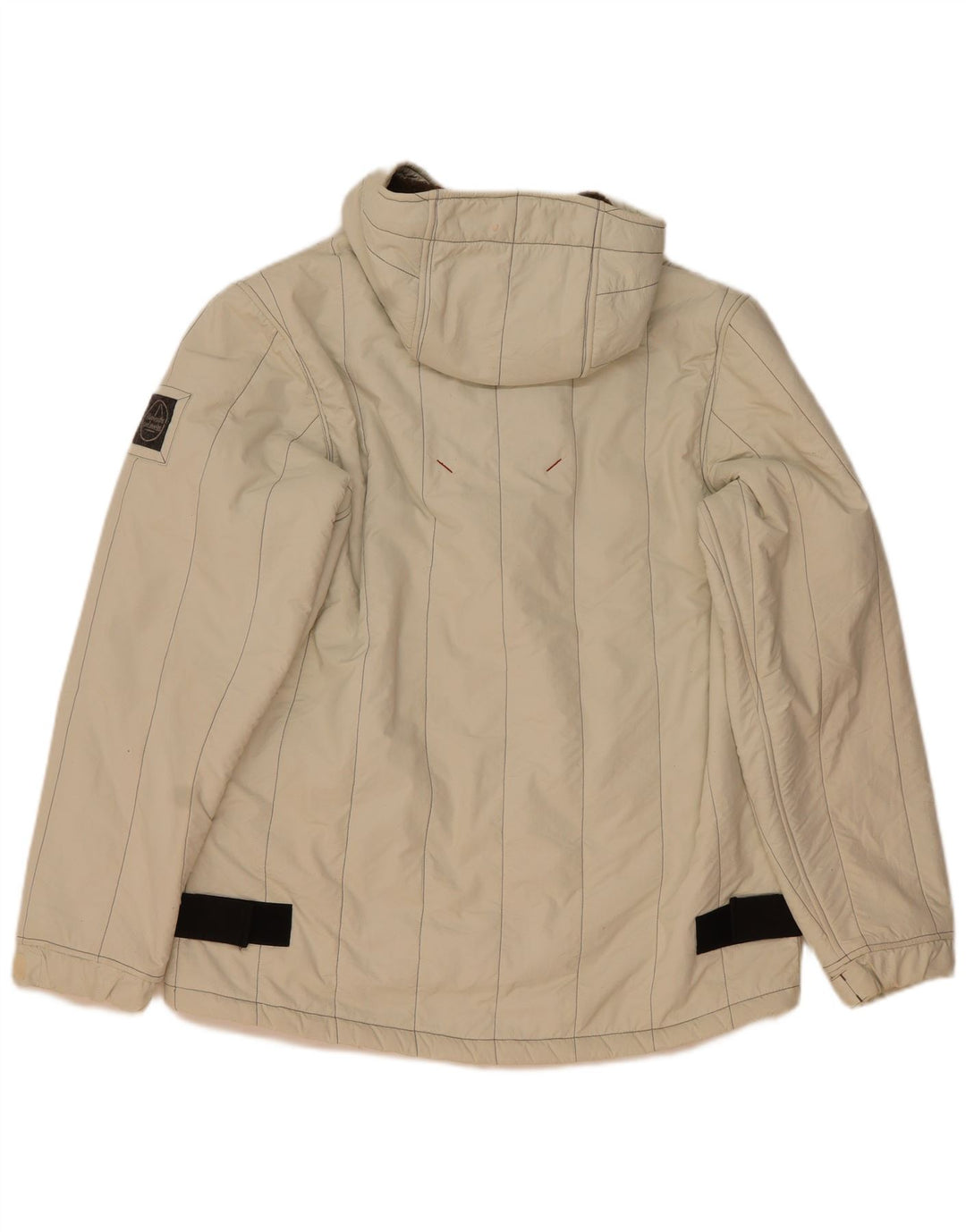 Murphy & Nye Herre hættetrøje sherpa polstret jakke UK 40 Large Beige