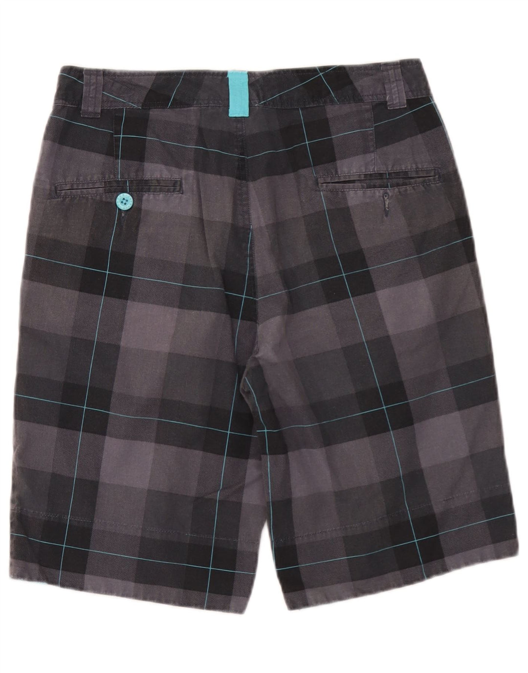Sneaker Freak Herre Chino Shorts XS W29 Grå ternet bomuld