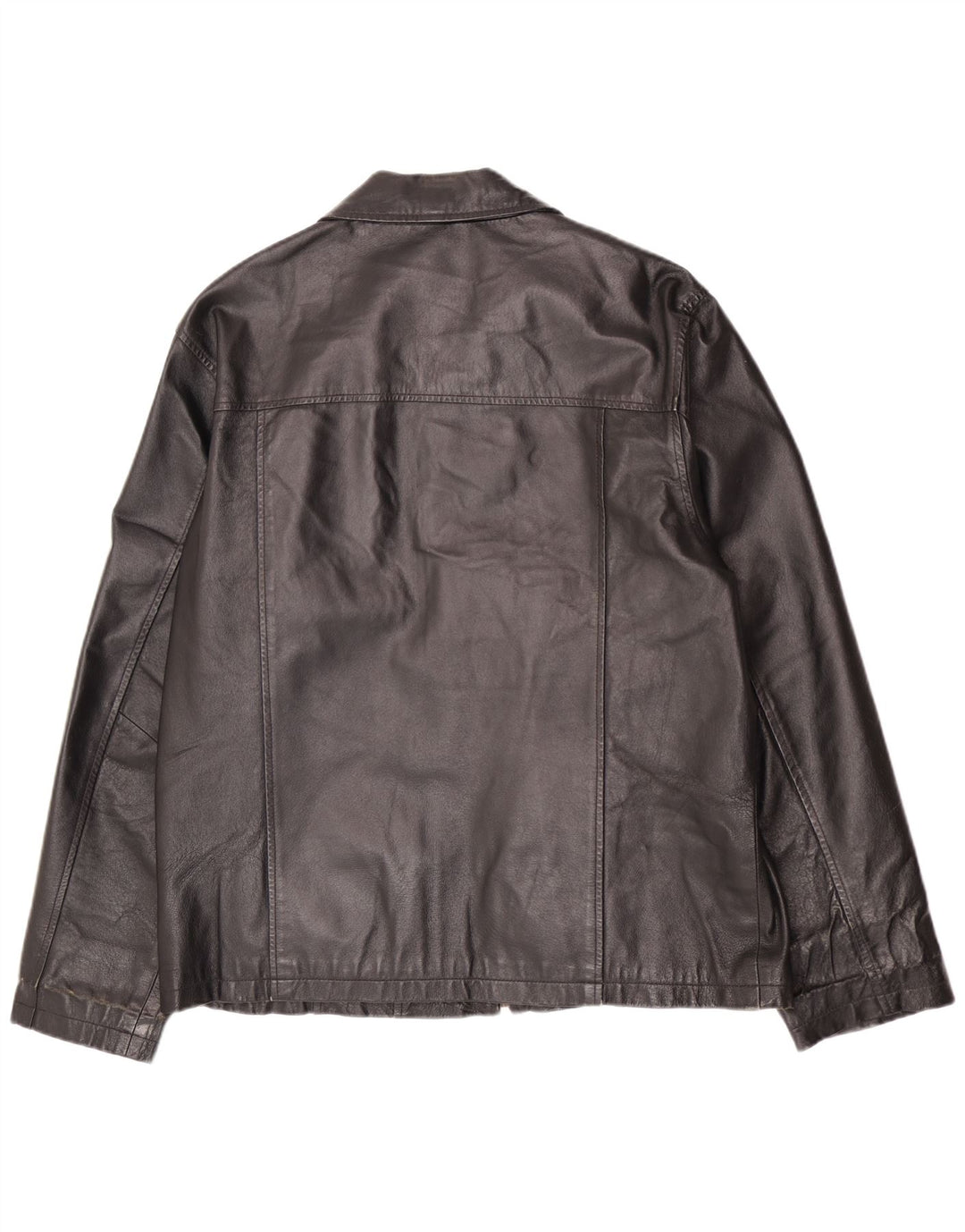 Henry Morell Herre Læderjakke IT 50 Large Sort