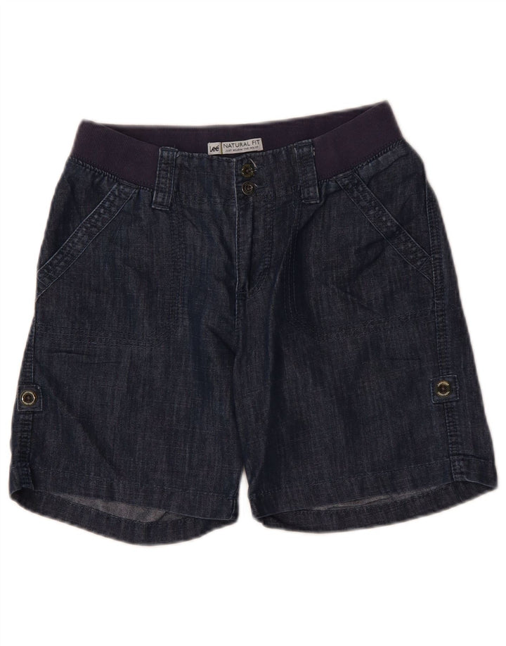 LEE chinoshorts med naturlig pasform til kvinder W28 Medium marineblå bomuld
