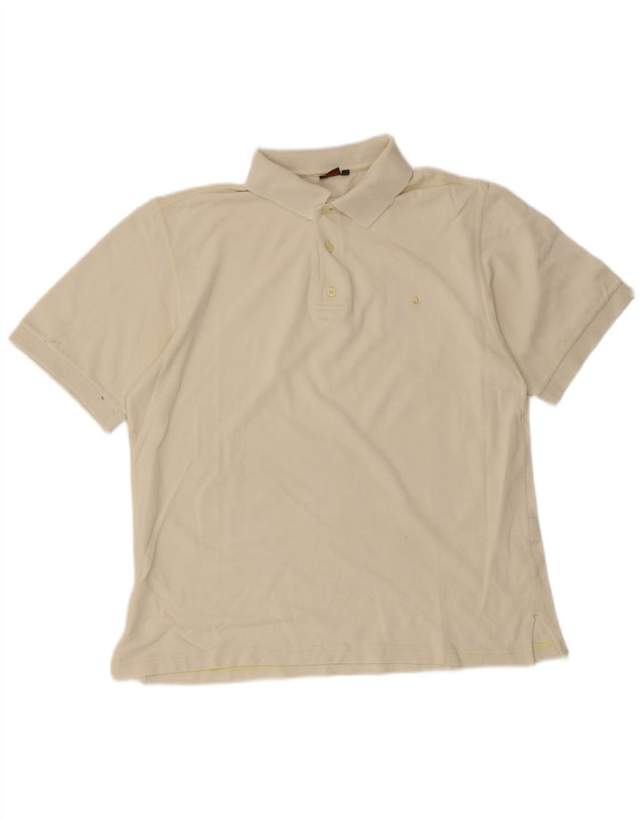 Invicta herre poloshirt lille råhvid bomuld
