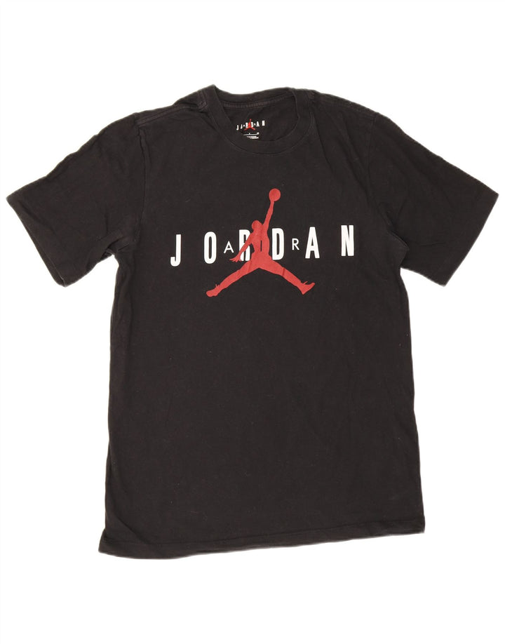 Jordan Herre grafisk T-shirt top lille sort bomuld