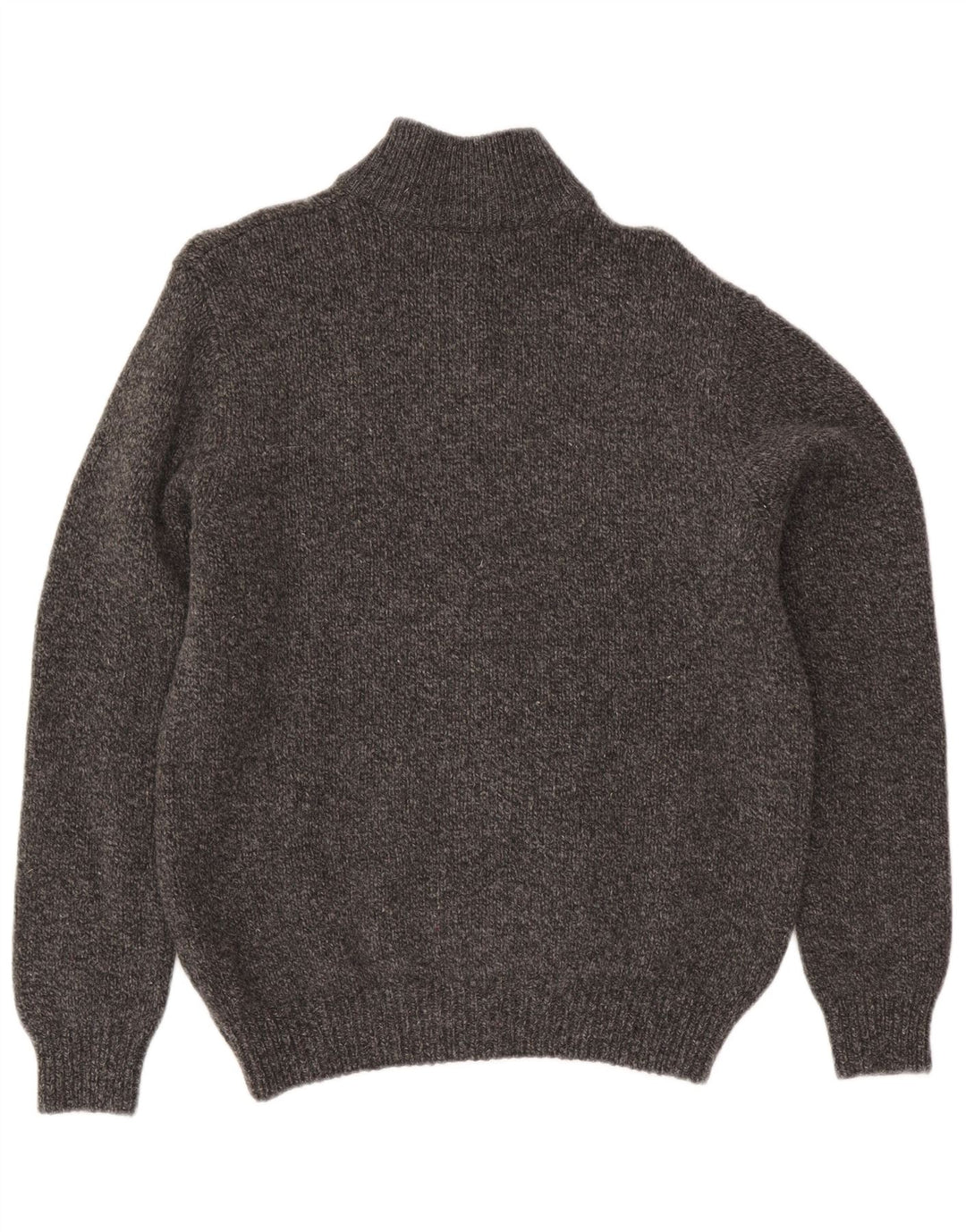 L.L.Bean Herre cardigan sweater Medium Grey Flecked Lammeuld