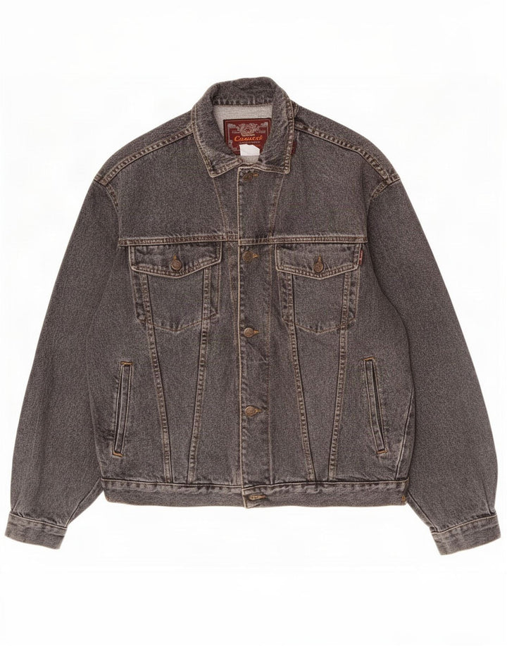 Casucci Herre denimjakke UK 38 Medium Grey Bomuld