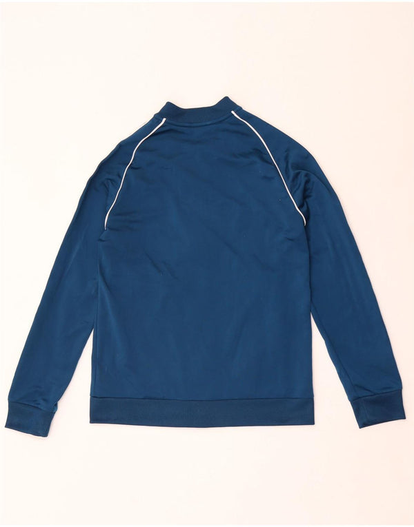 Adidas Drenge Træningsdragt Topjakke 13-14 År Blå Polyester