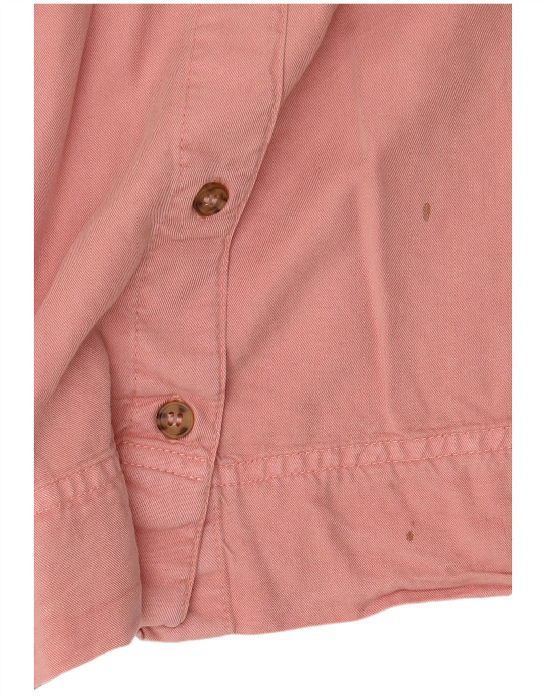 Topshop Dame Overshirt Oversized skjorte UK 10 Small Pink Lyocell