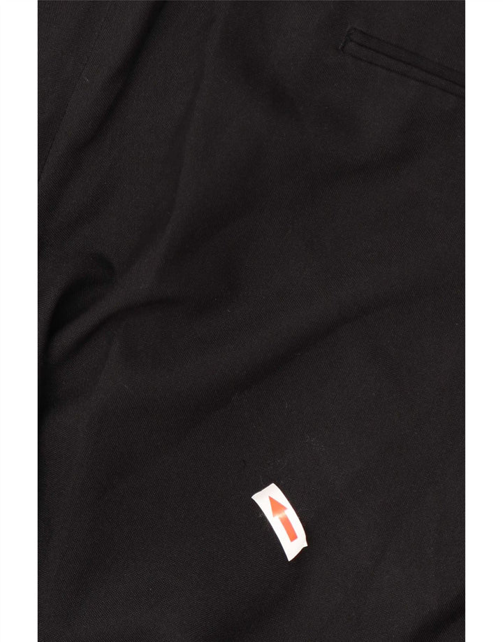 Marks & Spencer Herre Regular Fit Suit Bukser W42 L29 Sort Polyester