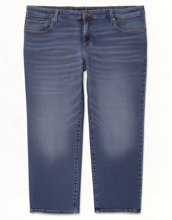 Jack & Jones Straight Jeans til mænd W48 L30 Blå Bomuld